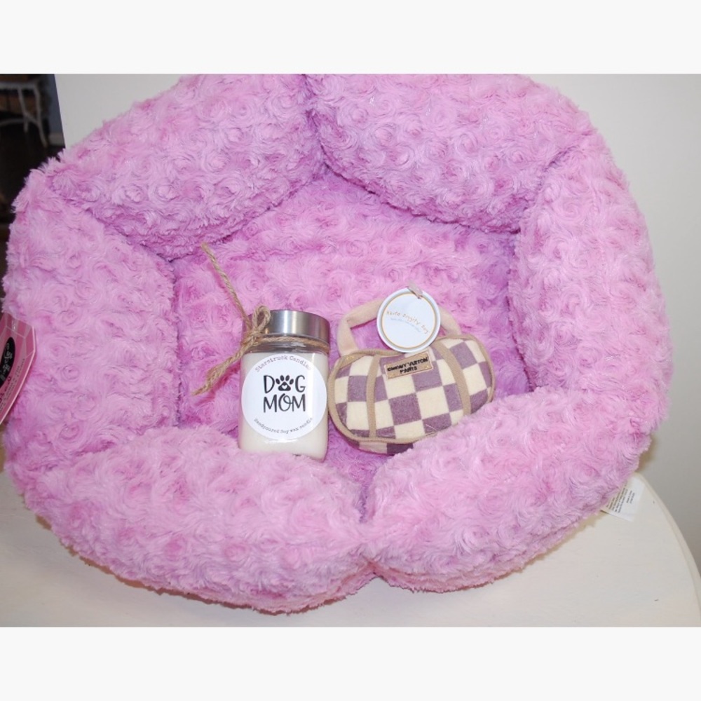 Dog bed gift set